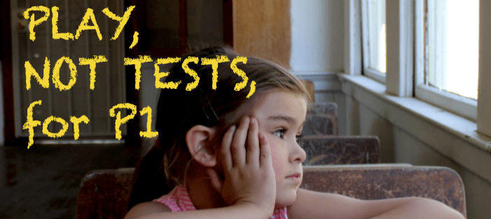 Why I withdrew my child from the P1 tests